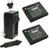 Wasabi Power Battery and Charger (2-Pack) for Canon NB-11L, NB-11LH, PowerShot A2300 IS