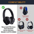 SOULWIT Replacement Earpads for Sony New Gold Wireless Playstation PS4 (2018 Version) Headset, Ear Pads Cushions with High-Density Foam (CUHYA-0080 PL Black)