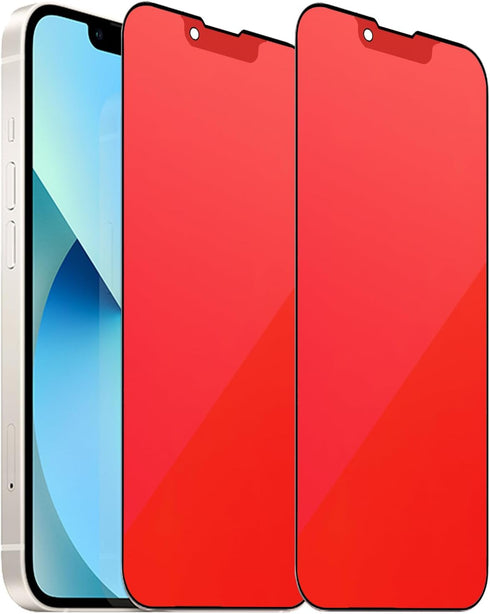 2 Pack Anti-Spy Matte Tempered Glass Screen Protector for iPhone 13 Pro/13/14 - 6.1" Anti-Glare Privacy Film