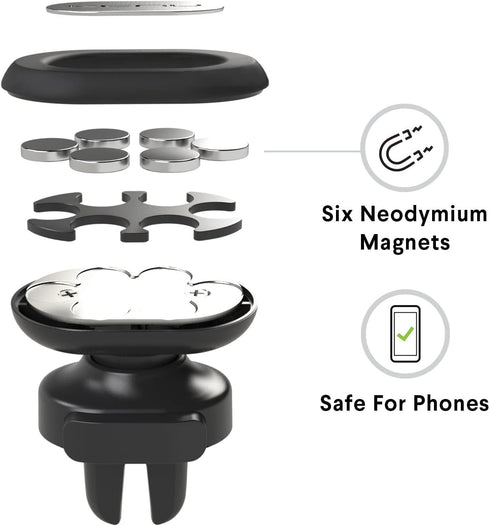 Kenu Airframe Magnetic Phone Car Mount for Air Vent - Portable Holder with 360 Degree Rotation