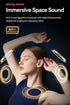 CuiSuto 60H Open Ear Buds Wireless Earbuds Bluetooth Headphones with Playtime LED Display Case, Over the Earbuds