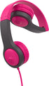 JLab JBuddies Folding Kids Wired Headphones Gen 2, Pink/Grey, Toddler Headphones, Noise Isolation, Volume Limiting