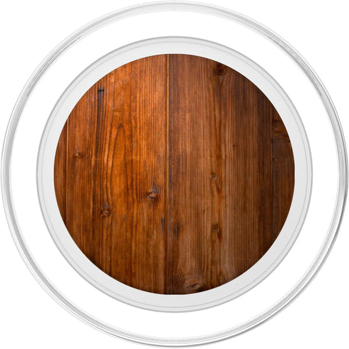 PopSockets PopGrip: Vintage Wood Grain Pattern, Swappable Grip for Phones & Tablets, Compatible with MagSafe