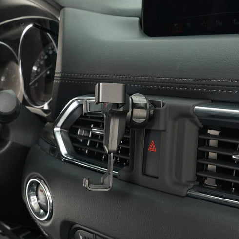 BEERTE Phone Holder for Mazda CX-5 2017-2025, Adjustable Air Vent Car Dashboard Cell Phone Mount