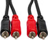 Hosa CRA-204 13 Feet Stereo Interconnect, Dual RCA to Same