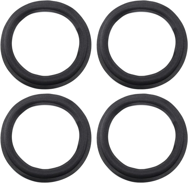 Fielect 12 Inch Speaker Foam Edge Surround Rings Replacement Parts 4pcs for DIY or Speaker Repair