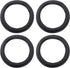 Fielect 12 Inch Speaker Foam Edge Surround Rings Replacement Parts 4pcs for DIY or Speaker Repair