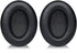 Sennheiser HD201 HD201S HD206 HD180 Ear Pads - Black Protein Leather Replacement Accessories for Resilient Comfort.