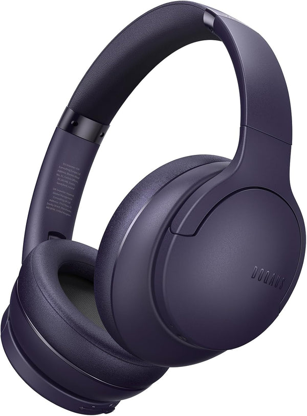 DOQAUS Upgraded Bluetooth Headphones Over Ear, 90H Playtime, Bluetooth 5.3 Wireless Headphones, 3 EQ Modes, Built-in HD