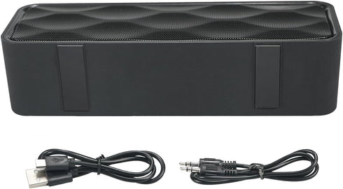 Wireless Bluetooth Speaker with AUX/USB/TF Card Slot, Outdoor Portable Stereo Speaker with HD Audio, Enhanced Bass, FM