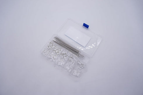 Taiss 580PCS JST PH Connector Kit, 2.0mm 2/3/4/5/6Pin Housing, Female and Male Adapter Cable Connector Plug