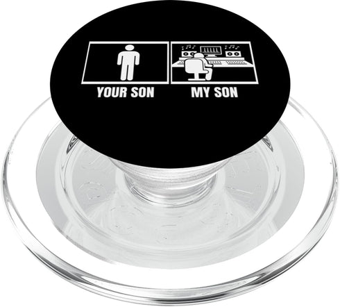 Music Producer Gifts For Men Your Son My Son Dad Mom Audio Engineer Funny Music Producer PopSockets