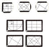 Hjdlhx 4 Pieces View with Chain Sturdy Waterproof Compact Landscape View for Painting Viewer, Acrylic