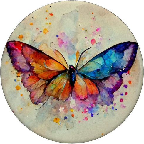 Women's Butterfly Colorful Decoration PopSockets Standard PopGrip