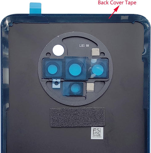 ubrokeifixit for OnePlus 7T Housing, Rear Glass Back Door Cover Replacement/Adhesive, Blue