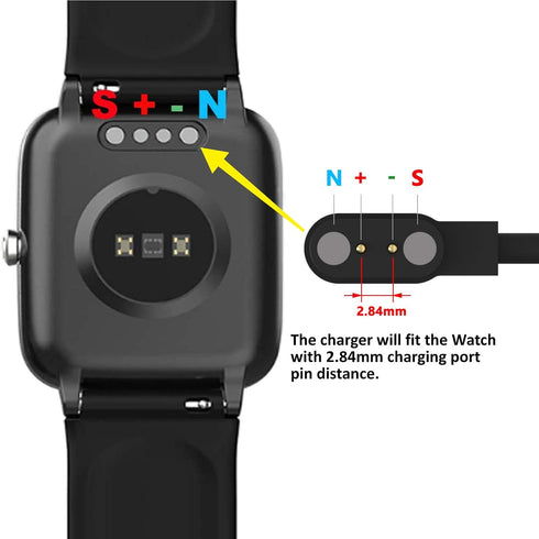 IDW13 Charger Replacement Set for Veryfitpro Smart Watch, Magnetic Charging Cables for ID205L ID205U ID205S IDW13