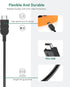 FITE ON 5ft mp3 mp4 Mini USB Sync Data Charger Cable Cord Compatible with Eclipse pmp Media Player