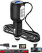 Dash Cam Charger Cable, 11.5FT Mini USB for 12V-24V Cars & Trucks, 3-in-1 Charging for Dash Cam, GPS Navigator, Mobile
