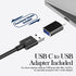 USB Computer Speaker for Laptop, PC, External Speakers, Loud Volume, Rich Bass, Plug-N-Play (Black)
