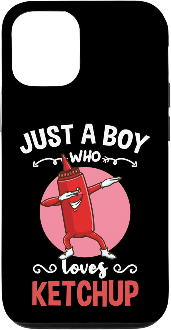 Hiking Lover Design Just A Boy Who Loves Ketchup Case for iPhone 12/12 Pro
