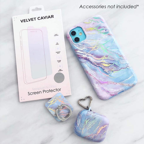 Velvet Caviar Compatible with iPhone 12 Mini Case - Cute Protective Phone Cover, 10ft Drop Tested (Holographic Pink