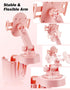 360 Smartphones,Pink,1 Pack JOYTUTUS Cup Holder Phone Mount for Car, Car Cellphone Large Adapter Long Arm with Degree
