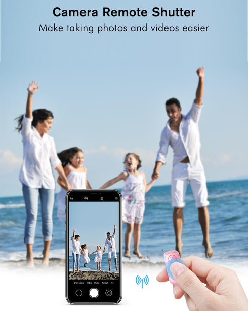 Remote Scrolling Ring for TikTok, Bluetooth Page Turner for iPad iPhone, Scroller Remote for TikTok, Camera Shutter
