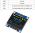 AITRIP 2PCS ESP-32 CP2102 Chip+2PCS 0.96 Inch I2C 12864 SSD1306 30pcs 20cm USB-C Development Board OLED IIC Display