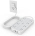 TESSAN Power Strip Surge Protector 10 FT with 8 Outlets and 3 USB Ports (1 USB C), Wall Mountable Charging Station