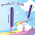 Kid-Friendly Stylus Pen for Touch Screens, Capacitive Stylus Pen with Tether, Kid Tablet Stylus Pen Children's Crayon Stylus Pen for Touch Screen Devices Smartphones Tablets (Purple)