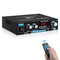 Home Audio Amplifier AK-35 HiFi Bluetooth 5.0 Mini Stereo Power Amp Receivers, 2.0 Channel RMS 30W x 2