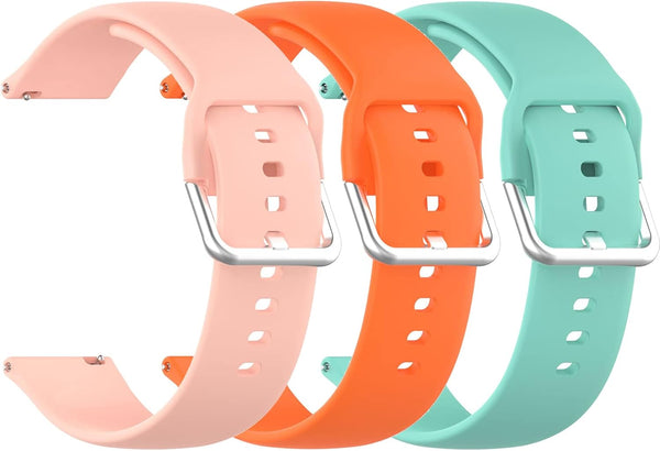 Watch Bands for Popglory P22 Smartwatch, Adjustable Silicone Straps Replacement