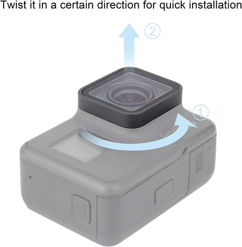 Replacement Lens Cover for GoPro Hero 5 6 7 Black, Glass Protector Lens Cap Spare Repair Part