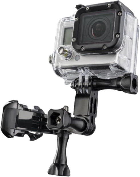 3-Way Adjustable Extension Pivot Arm Adapter Mount Kit for Action Cameras, Long and Short, Straight Joints