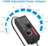 SHNITPWR Adjustable DC 12V Universal AC Adapter, Multi-Voltage 3.5V~12V 12A 144W Power Converter with 14 Tips
