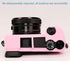 Pocoukate Case for Sony Alpha A6400, A6300, A6100, Soft Silicone Protective Cover Skin with Screen Protector