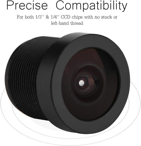 Sonew 2.1mm Fisheye Lens, 160° * 0.5 IP Camera for Raspberry Pi, Compatible with 1/3'' & 1/4'' CCD Chips