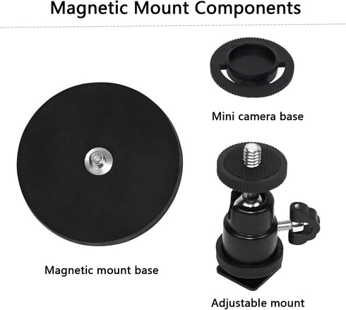 Magnetic Camera Mount for Blink Outdoor 4th, 3rd Gen, Blink Mini, Indoor, XT2 - Rubber Coated Magnet - 1 Pack