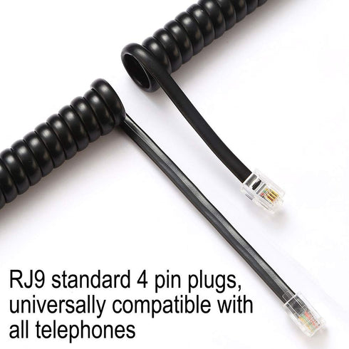 Black 2 Pack Universally Compatible Phone Charging Cord