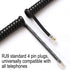 Black 2 Pack Universally Compatible Phone Charging Cord