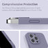 SURPHY Compatible with iPhone 13 Pro Case - Liquid Silicone Phone Case with Screen Protector, Camera Protection & Soft