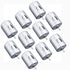 Generic HaoDuoQian DC Motor,10Pcs 3V-12V 280 Micro Motor Round Shaft Electric Motor for
