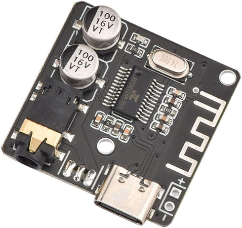 HiLetgo 5pcs Bluetooth 5.0 Mp3 Lossless Decoder Board, USB-C Audio Bluetooth Receiver Board Wireless Stereo Module