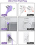 Beeiker 6 USB(2 10 24W 4 USB C) Purple Surge Protector Power Strip- Ft Purple Extension Cord with USB Charging Station