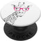 PopSockets PopGrip: Giraffe wearing Hot Pink Glasses Swappable Grip for Phones & Tablets