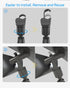 Oceavity 2026 360 Upgraded Rear View Mirror Phone Holders for Your Car, Multi-Directional Dual Rotatable Adjustment