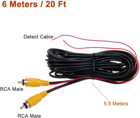Front View Camera for Car, Auto Forward Camera Screw Bumper Mount, Universal Fit Non-Mirror Image without Grid Lines