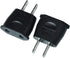 FILSHU (10 EU Euro Europe to US USA Power Jack Wall Plug Converter Travel Adapter Adaptor PCS)