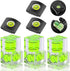 6 Pack Hot Shoe Level - 2 Axis Bubble Spirit Level for DSLR Film Cameras, Combo Pack