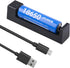 WANGDAJIEDIAN 18650 Battery Charger, Suitable for Lithium Battery 18650 20700 10440 14500 18500